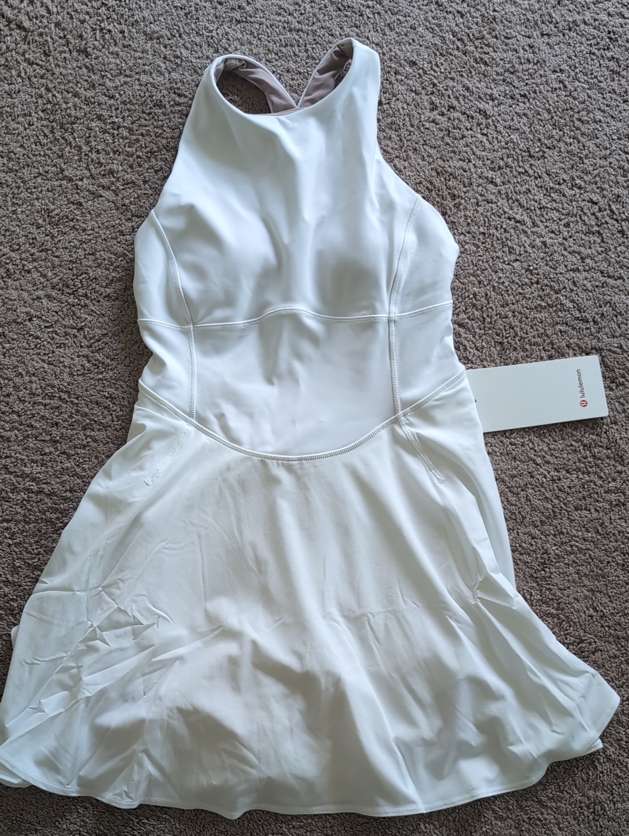 Lululemon Court Crush Dress White